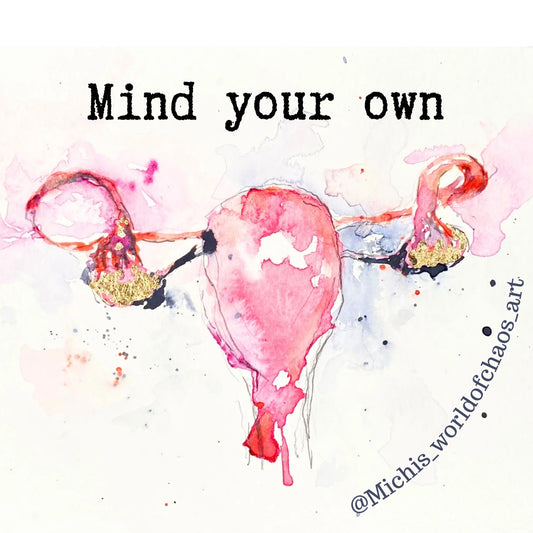 Mind Your Own - Circle Sticker
