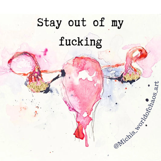 Stay Out of My Fucking Uterus - Coffee Mug
