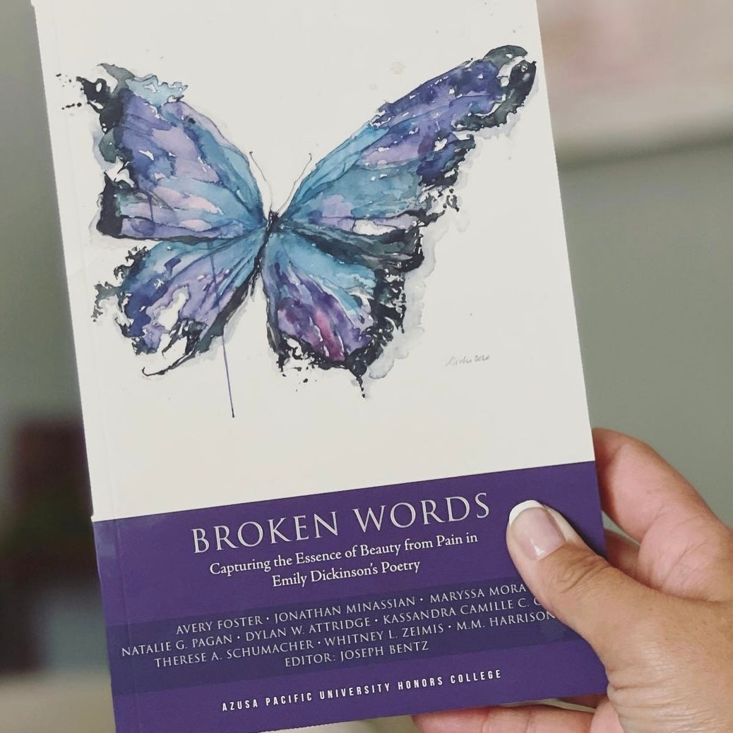 Purple Broken Butterfly